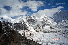 28 View From Lower Chukung Ri - Shartse, Island Peak, Makalu, Num Ri, Baruntse, Lhotse Nup Glacier, Lhotse Glacier, Imja Glacier, Imja Tso.jpg